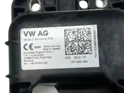 Pezzo di ricambio per auto di seconda mano kit airbag per skoda rapid spaceback (nh1) 1.6 tdi riferimenti oem iam 5jb857009 34d959655b 5jb857092a
