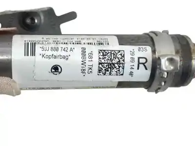Pezzo di ricambio per auto di seconda mano airbag a tenda anteriore destro per skoda rapid spaceback (nh1) 1.6 tdi riferimenti oem iam 5jj880742a  