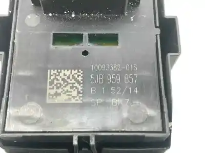 İkinci el araba yedek parçası sol ön pencere anahtari için skoda rapid spaceback (nh1) 1.6 tdi oem iam referansları 5jb959857  