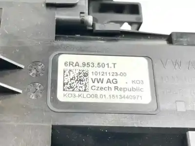 Peça sobressalente para automóvel em segunda mão comandos de alavanca por skoda rapid spaceback (nh1) 1.6 tdi referências oem iam 6ra953501t  6ra953513b