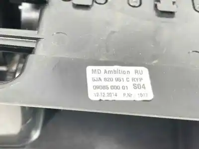 Pezzo di ricambio per auto di seconda mano aeratore per skoda rapid spaceback (nh1) 1.6 tdi riferimenti oem iam 5ja820951c  