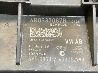 Pezzo di ricambio per auto di seconda mano modulo elettronico per skoda rapid spaceback (nh1) 1.6 tdi riferimenti oem iam 6r0937087r 5wk50681 6r0937087t