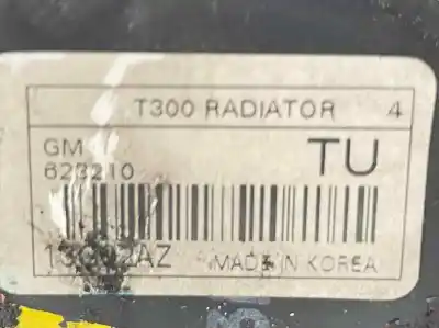 Автозапчастина б/у водяний радіатор для chevrolet trax 1.7 diesel cat посилання на oem iam 95136073  623210