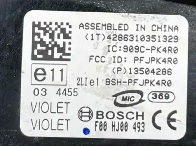 Second-hand car spare part ignition switch for chevrolet trax 1.7 diesel cat oem iam references 22807512 f00hj00493 13504286