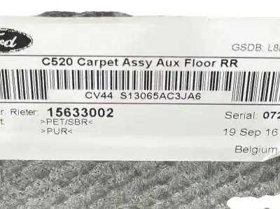 Second-hand car spare part trunk lid for ford kuga (cbs) 2.0 tdci cat oem iam references cv444s13065ad3ja6  cv44-s13065-ad3ja6