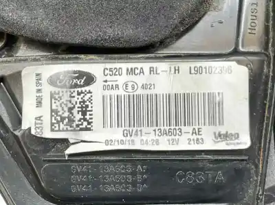 Автозапчастина б/у внутрішній лівий задній ліхар для ford kuga (cbs) 2.0 tdci cat посилання на oem iam gv4113a603ae gv41-13a603-af gv41-13a603-ae