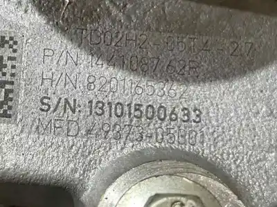 Автозапчастина б/у турбонагрузник для renault captur i (j5_, h5_) 1.2 tce 120 посилання на oem iam 144108762r 144106079r 4937305001