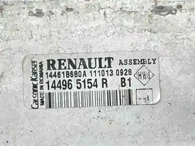 Автозапчастина б/у інтеркулер для renault captur i (j5_, h5_) 1.2 tce 120 посилання на oem iam 144965154r  