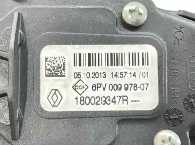 Second-hand car spare part accelerator pedal for renault captur i (j5_, h5_) 1.2 tce 120 oem iam references 180029347r  