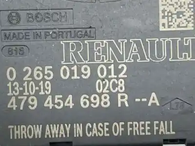 Автозапчастина б/у датчик куту повороту для renault captur i (j5_, h5_) 1.2 tce 120 посилання на oem iam 479454698r 0265019012 479457095r