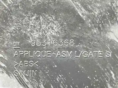 Автозапчасти б/у задние молдинги за chevrolet trax 1.7 d ссылки oem iam 95316368  42370873