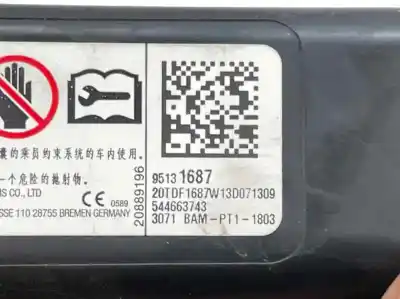 Автозапчасти б/у подушка безопасности передняя левая шторка безопасности за chevrolet trax 1.7 d ссылки oem iam 95131687  95327400