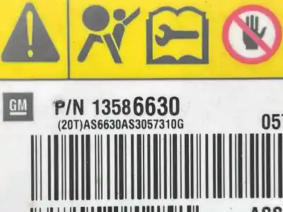 Автозапчастина б/у комплект подушки безпеки для chevrolet trax 1.7 d посилання на oem iam 42357687  42476106