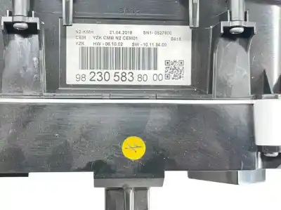Pezzo di ricambio per auto di seconda mano pannello degli strumenti per citroen c3 / c3 origin iii (sx) 1.2 vti 82 riferimenti oem iam 9823058380  9837553280