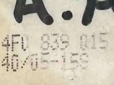 Pezzo di ricambio per auto di seconda mano serratura porta posteriore sinistra per audi a3 (8p) 2.0 tdi riferimenti oem iam 4f0839015  