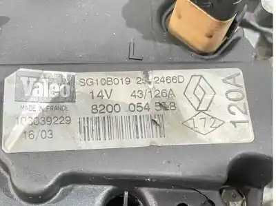 Автозапчастина б/у генератор для renault scenic (ja..) 1.9 dci authentique посилання на oem iam 8200054588 2542466d sg10b019