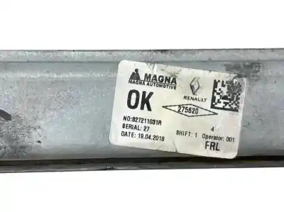 Second-hand car spare part rear left window regulator for dacia logan ii 1.5 dci oem iam references 827211031r  