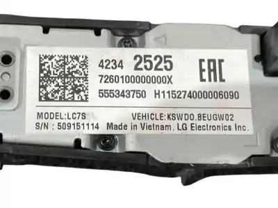 Pezzo di ricambio per auto di seconda mano comando multifunzione per opel astra k sports tourer business start/stop riferimenti oem iam 42342525  555343750