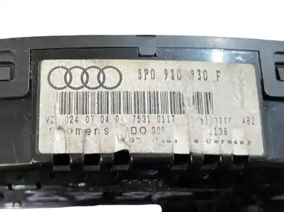 Pezzo di ricambio per auto di seconda mano pannello degli strumenti per audi a3 (8p) motor 2.0 ltr. - 103 kw tdi riferimenti oem iam 8p0920930f  