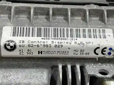 Second-hand car spare part multifunction display for bmw serie 7 (e65/e66) * oem iam references 6983029  65826983029