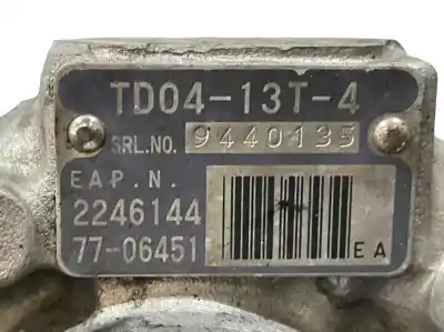 Peça sobressalente para automóvel em segunda mão turbocompresor por bmw serie 5 berlina (e39) 2.5 turbodiesel cat referências oem iam 2246144 11652246739 td0413t4