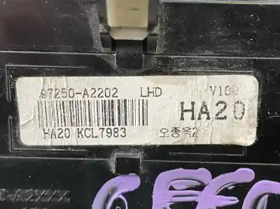 Second-hand car spare part climate control for kia pro cee´d (jd) 1.4 crdi 90 oem iam references 97250a2202  97250-a2202