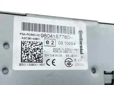 Pezzo di ricambio per auto di seconda mano impianto audio / radio cd per citroen ds4 (nx_) 1.6 hdi 115 riferimenti oem iam 9804157780 1613842680 1611728680