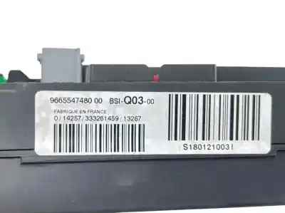 Second-hand car spare part fuse box unit for citroen ds4 (nx_) 1.6 hdi 115 oem iam references 9665547480 6580yr bsi-q03-00