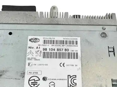 Pezzo di ricambio per auto di seconda mano impianto audio / radio cd per citroen c4 picasso 1.6 blue-hdi fap riferimenti oem iam 9810485780 1680008980 1613351880