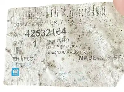 Second-hand car spare part front right fin for chevrolet captiva 2.2 vcdi lt 2wd oem iam references 42532164  22750013