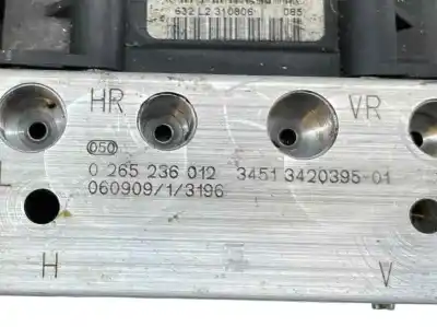 Peça sobressalente para automóvel em segunda mão abs por bmw x3 (e83) 3.0 turbodiesel cat referências oem iam 34513420395 0265236012 3420395