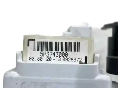 Second-hand car spare part heating / air conditioning control panel for dacia dokker 1.6 sce cat bibalent gasolina / lpg oem iam references 5p3743000  275701522r