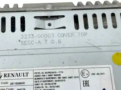 Автозапчастина б/у аудіо система / радіо cd для dacia dokker 1.6 sce cat bibalent gasolina / lpg посилання на oem iam 281156864r harn1005 280217486r