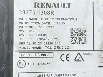 Second-hand car spare part electronic module for renault espace v (jr_) 1.6 dci 160 oem iam references 282751208r  282752170r