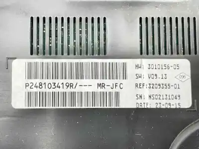 Автозапчастина б/у панель інструментів для renault espace v (jr_) 1.6 dci 160 посилання на oem iam 248103419r  248104781r