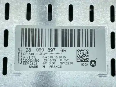 Автозапчастина б/у багатофункційний дисплей для renault espace v (jr_) 1.6 dci 160 посилання на oem iam 280908976r  281151927r