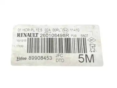 Автозапчастина б/у права фа для renault espace v (jr_) 1.6 dci 160 посилання на oem iam 260108498r 89908453 260104520r