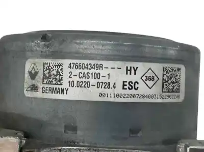 Автозапчастина б/у абс для renault espace v (jr_) 1.6 dci 160 посилання на oem iam 476604349r  285152-4213