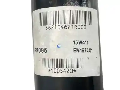 Peça sobressalente para automóvel em segunda mão amortecedor traseiro esquerdo por renault espace v (jr_) 1.6 dci 160 referências oem iam 562104671r  562105958r