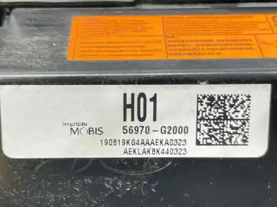 İkinci el araba yedek parçası hava yastigi kiti için hyundai ioniq 1.6 hibrido oem iam referansları 84855g2100t9y  84855-g2100t9y