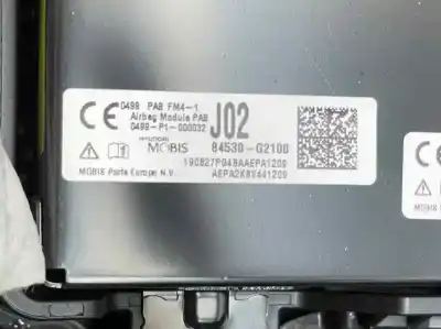 İkinci el araba yedek parçası hava yastigi kiti için hyundai ioniq 1.6 hibrido oem iam referansları 84855g2100t9y  84855-g2100t9y