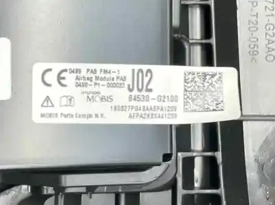 İkinci el araba yedek parçası hava yastigi kiti için hyundai ioniq 1.6 hibrido oem iam referansları 84855g2100t9y  84855-g2100t9y
