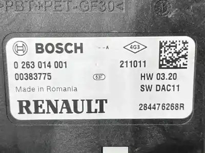 Second-hand car spare part electronic module for dacia duster ii motor 1.5 ltr. - 85 kw blue dci diesel fap cat oem iam references 284476268r  0263014001