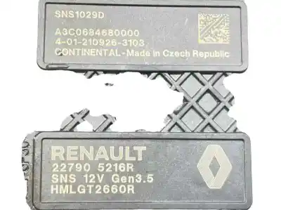 Second-hand car spare part particle filter for dacia duster ii motor 1.5 ltr. - 85 kw blue dci diesel fap cat oem iam references 208021125r  