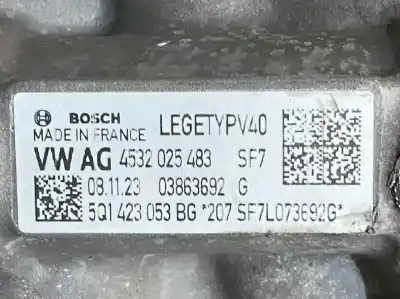 Автозапчастина б/у рульмова рейка для volkswagen t-roc (a11, d11) 2.0 tdi посилання на oem iam 5q1423053bg 4532025483 5q1423056m