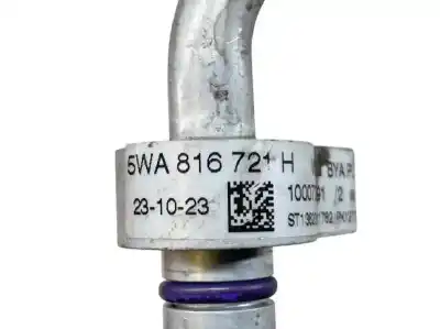 Автозапчастина б/у труби кондиціонації для volkswagen t-roc (a11, d11) 2.0 tdi посилання на oem iam 5wa816721h  