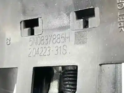 Автозапчасти б/у левая передняя наружная ручка за volkswagen t-roc (a11, d11) 2.0 tdi ссылки oem iam 5g0837205r  5n0837885h