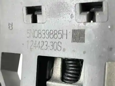 Автозапчастина б/у завнішня ручка задня ліва для volkswagen t-roc (a11, d11) 2.0 tdi посилання на oem iam 5g0837206n  5n0839885h