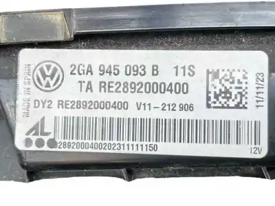 Автозапчасти б/у внутренний левый задний фонарь за volkswagen t-roc (a11, d11) 2.0 tdi ссылки oem iam 2ga945093b  