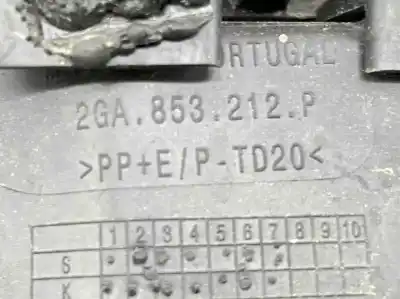 Автозапчасти б/у правая решетка бампера за volkswagen t-roc (a11, d11) 2.0 tdi ссылки oem iam 2ga853212p  